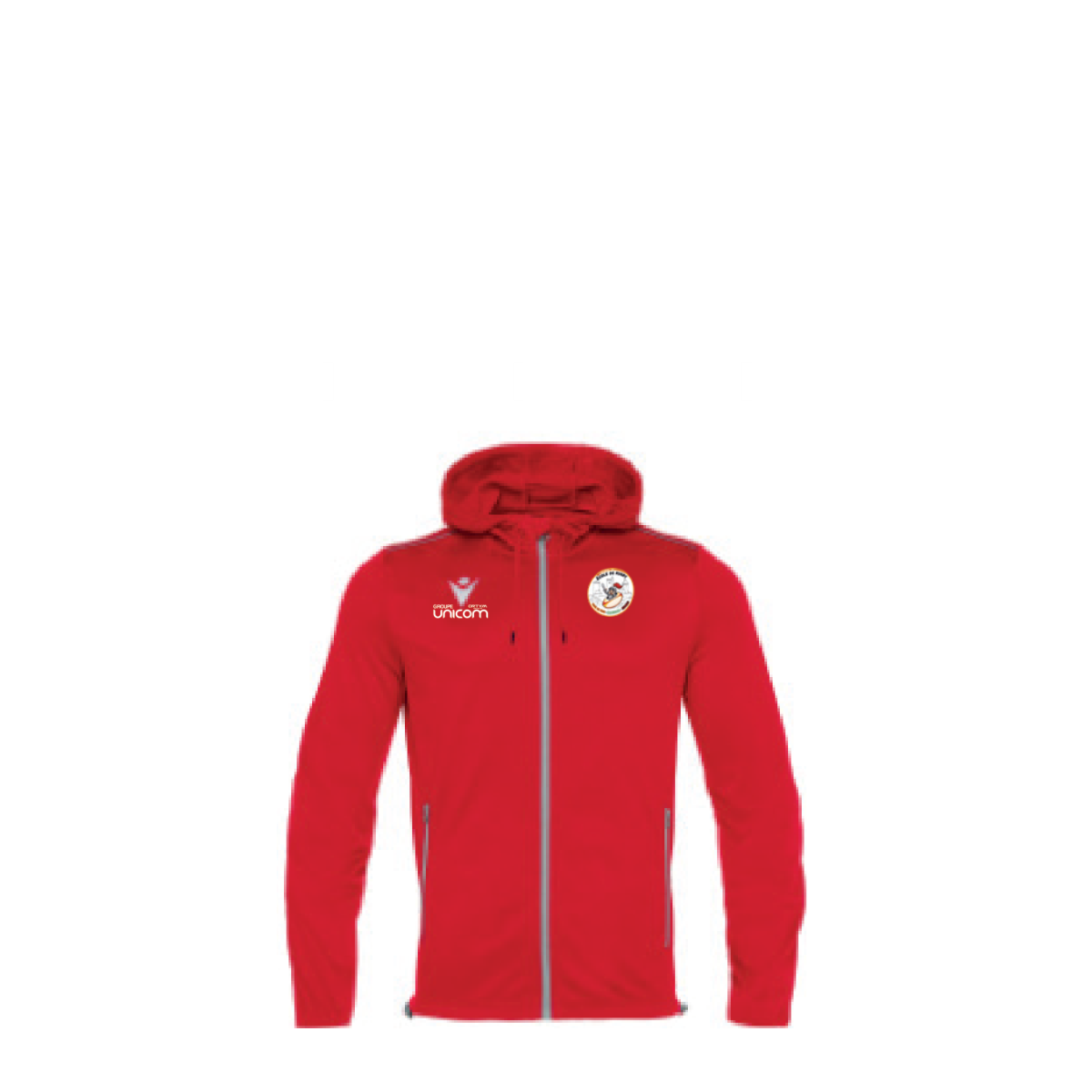 Sweat zippé à capuche Macron FREYR – EDR Pays Foix Barguillère Séronais
