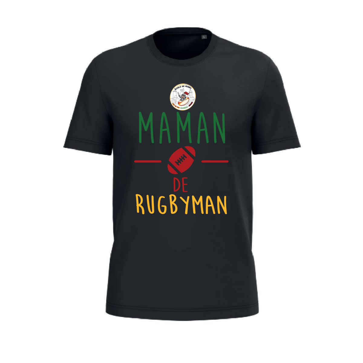 Tee-shirt Maman de rugbyman – EDR Pays Foix Barguillère Séronais