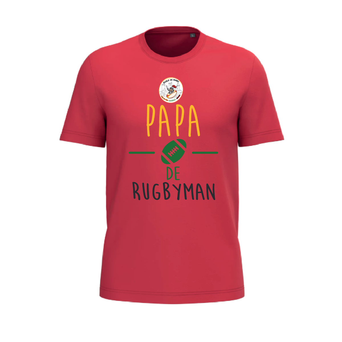Tee-shirt Papa de rugbyman – EDR Pays Foix Barguillère Séronais