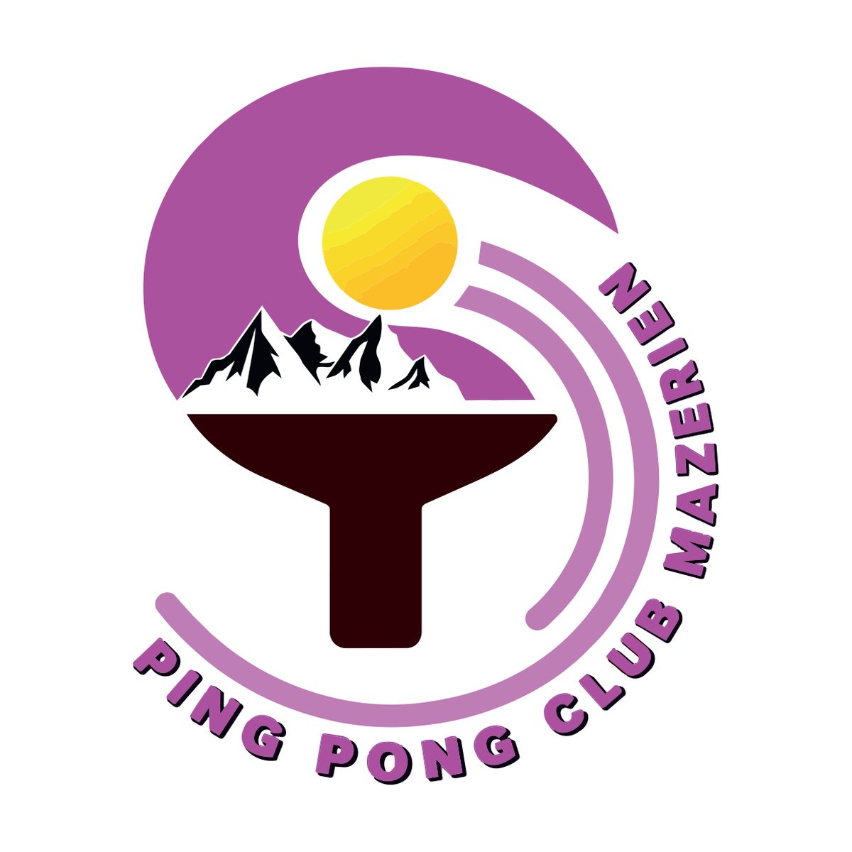 Logo Ping Pong Club Mazérien